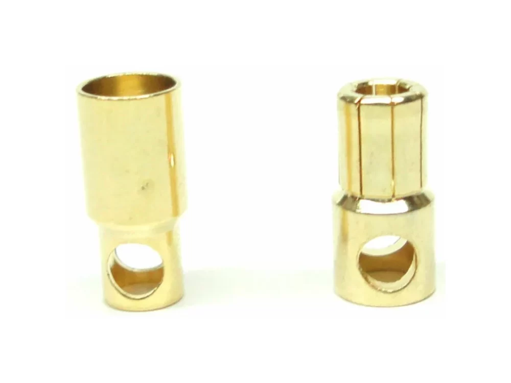 1 Paar 6mm Goldkontaktstecker | # GC6