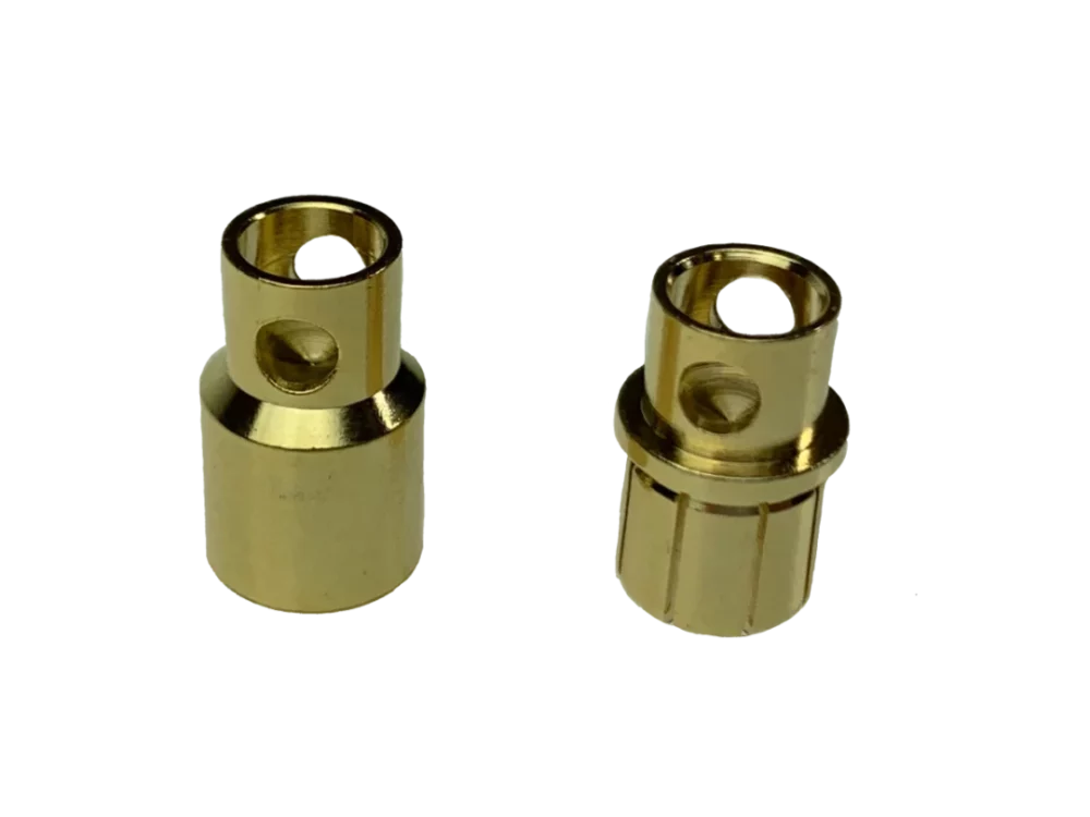 1 Paar 8mm Goldkontaktstecker | # GC8