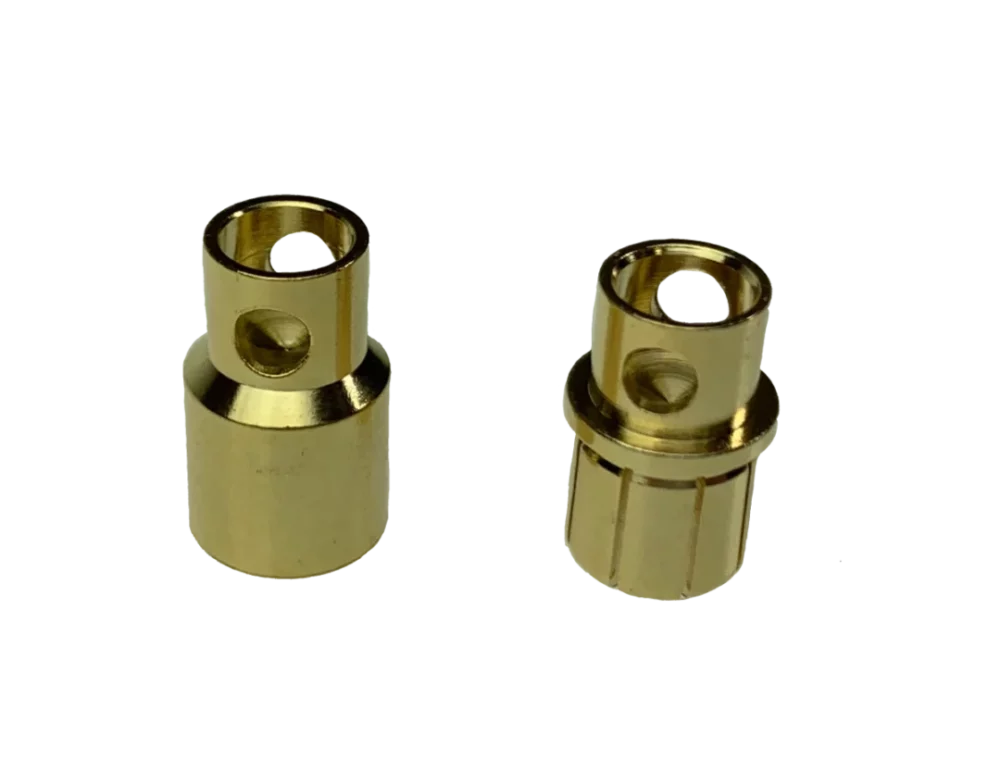 1 Paar 8mm Goldkontaktstecker | # GC8