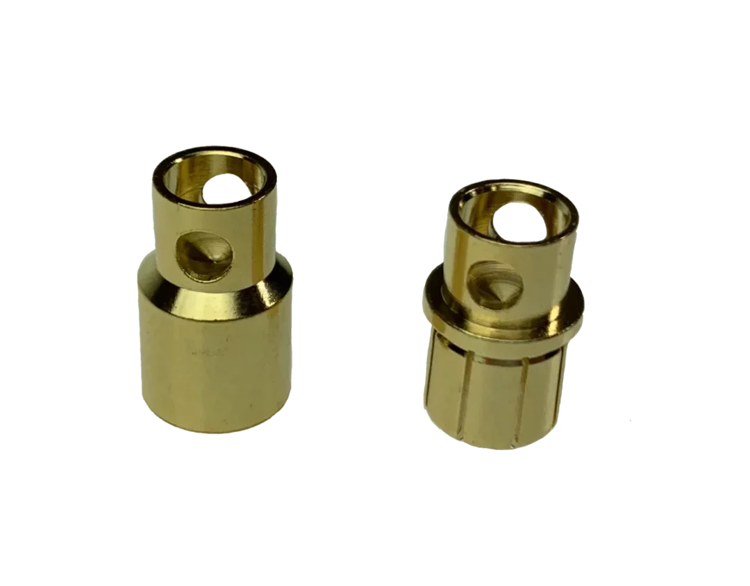 1 Paar 8mm Goldkontaktstecker | # GC8