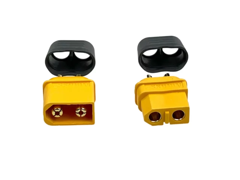 1 Paar Amass XT60 Goldkontaktstecker mit Kappe | # ASXT60