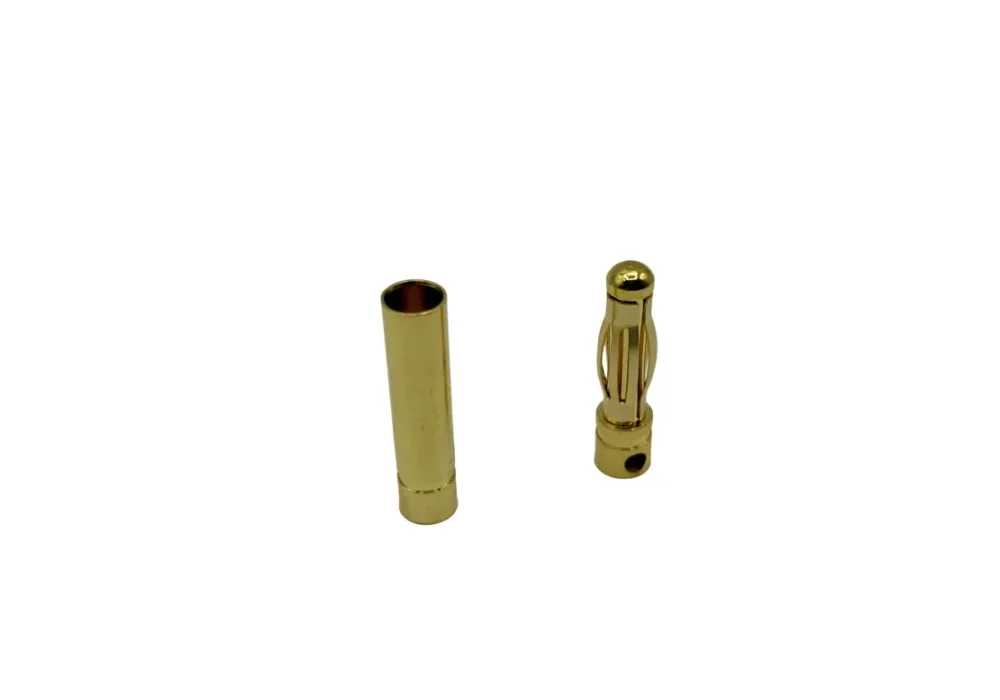 5 Paar 4mm Goldkontaktstecker | # GC4