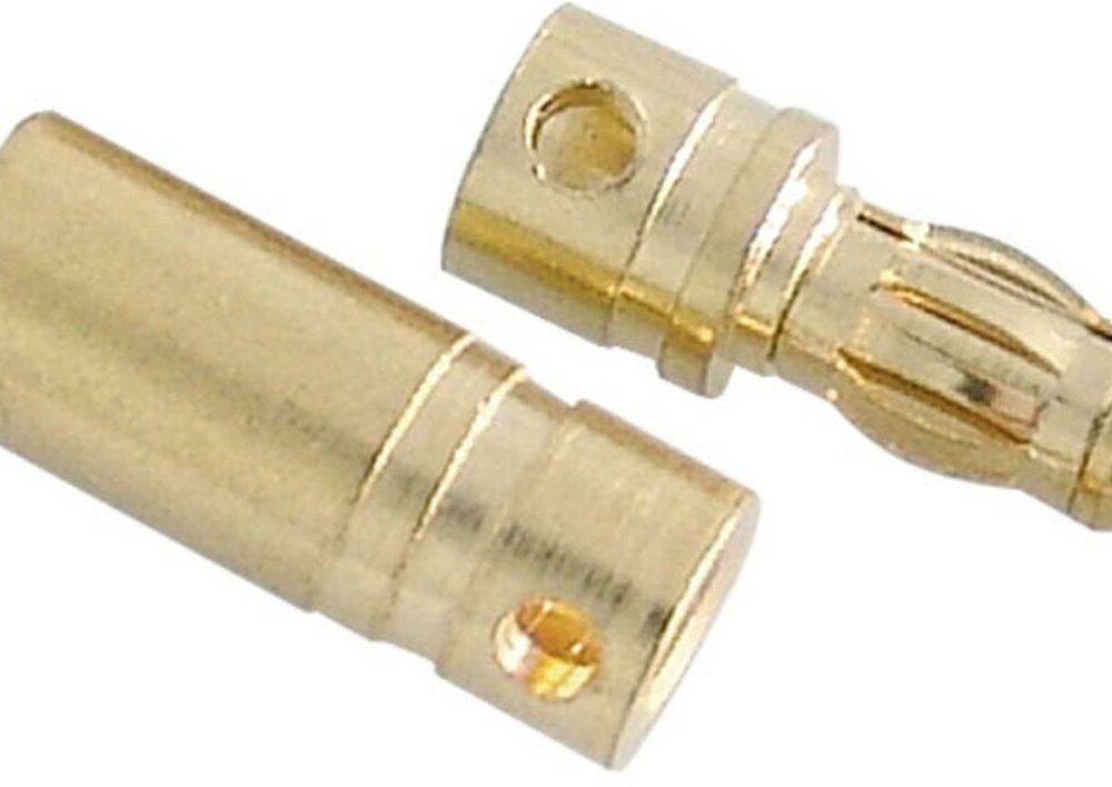 Robbe Modellsport GOLDKONTAKT STECKSYSTEM 3,5MM 10 PAARE | # 40024