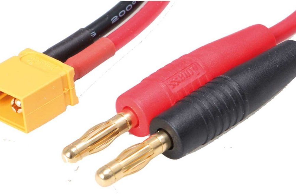 Robbe Modellsport LADEKABEL XT-60 STECKER 1STK. 500MM 14AWG mit Bananenstecker | # 46020