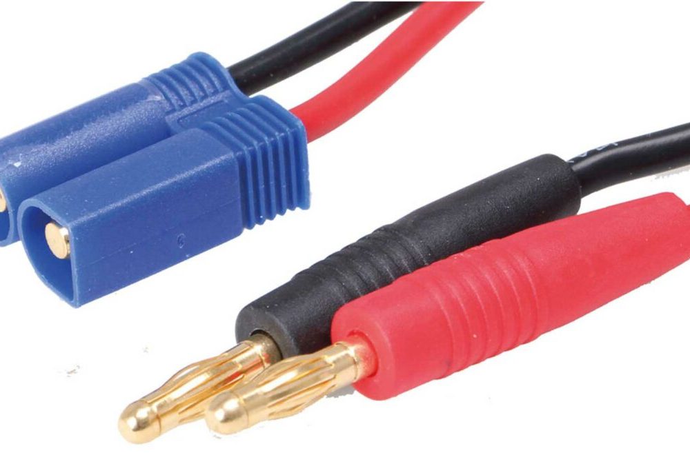 Robbe Modellsport LADEKABEL EC-5 (CT) STECKSYSTEM 1STK. mit Bananenstecker | # 46021