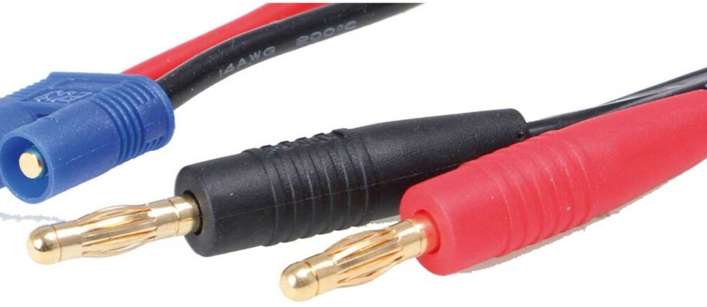 Robbe Modellsport LADEKABEL EC-3 (CT) STECKSYSTEM 1STK. mit Bananenstecker | # 46023