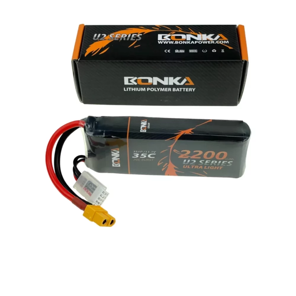 Bonka Lipo Akku 2200mAh 11,1V 3S 35C/70C | # BQ35-2200-3XT60