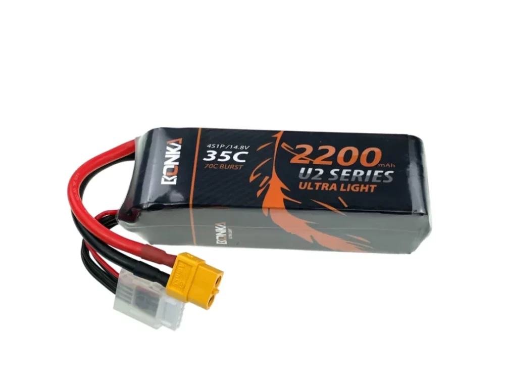 Bonka Lipo Akku 2200mAh 14,8V 4S 35C/70C | # BQ35-2200-4XT60