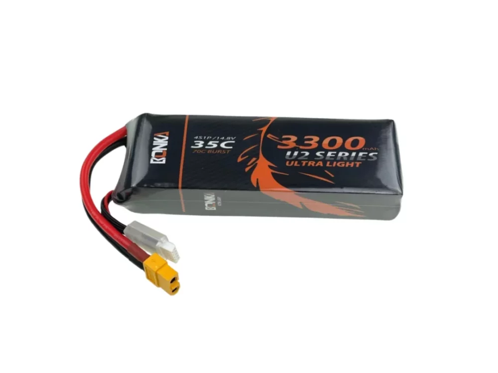 Bonka Lipo Akku 3300mAh 14,8V 4S 35C/70C | # BQ35-3300-4XT60