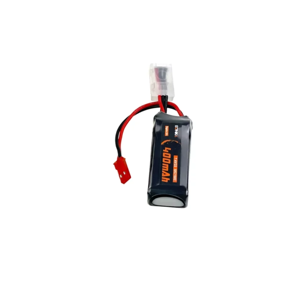 Bonka Lipo Akku 400mAh 7,4V 2S 50C JST-Rot OMP M1 | # BQ50-0400-2JST