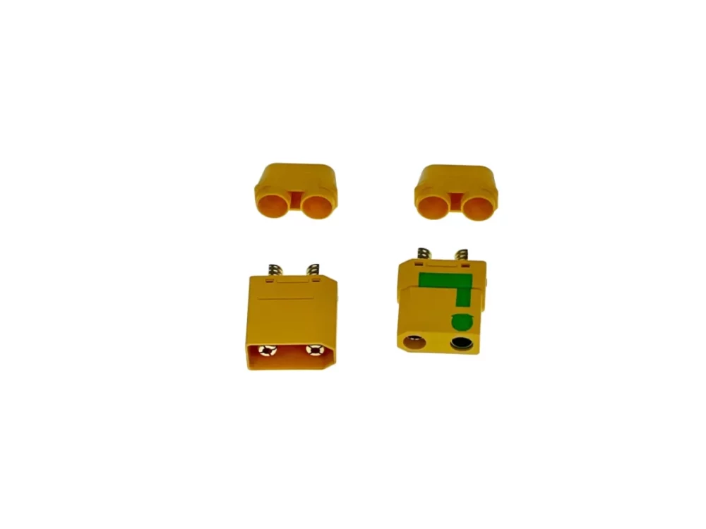 XT90S – Amass Buchse/Stecker (Antiblitz) (1 Paar) | #  AM-XT90S-F