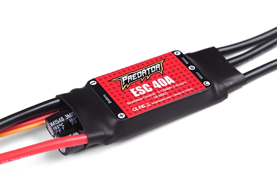 FMS Predator Brushless Regler 40A BEC - 43cm | # PRESC009