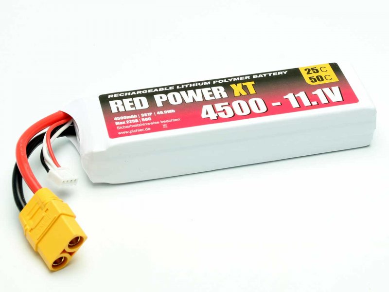 RED POWER LiPo Akku RED POWER XT 4500 - 11