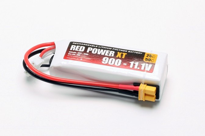 RED POWER LiPo Akku RED POWER XT 900 - 11