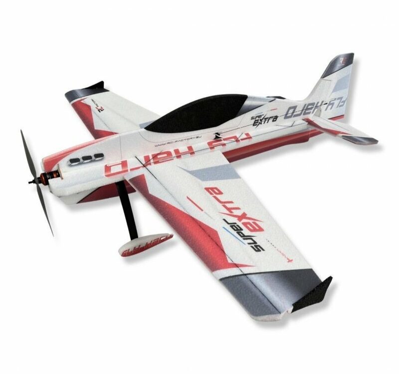 RC Factory Super Extra L grau-rot / 1000 mm | # 15463