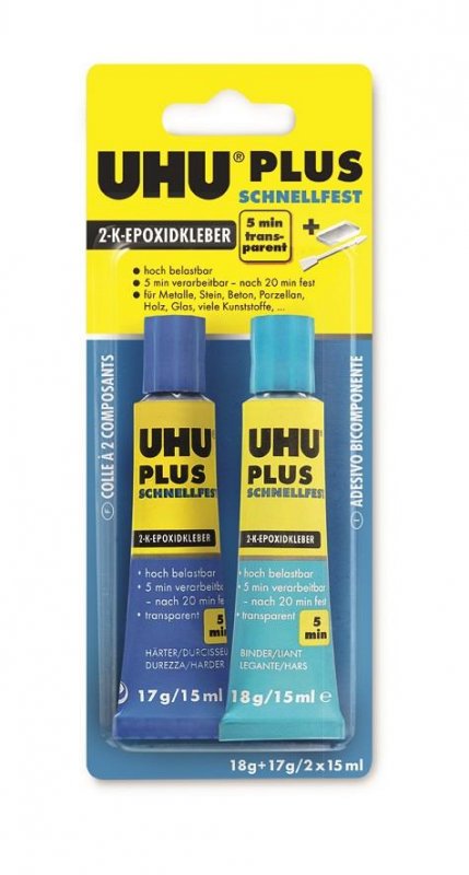 UHU GmbH & Co. KG UHU plus schnellfest 2-K-Epoxidharzkleber / 35 Gramm | # C9196