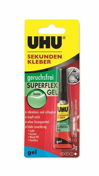 UHU SUPERFLEX Sekundenkleber / 3 Gramm | # C9199