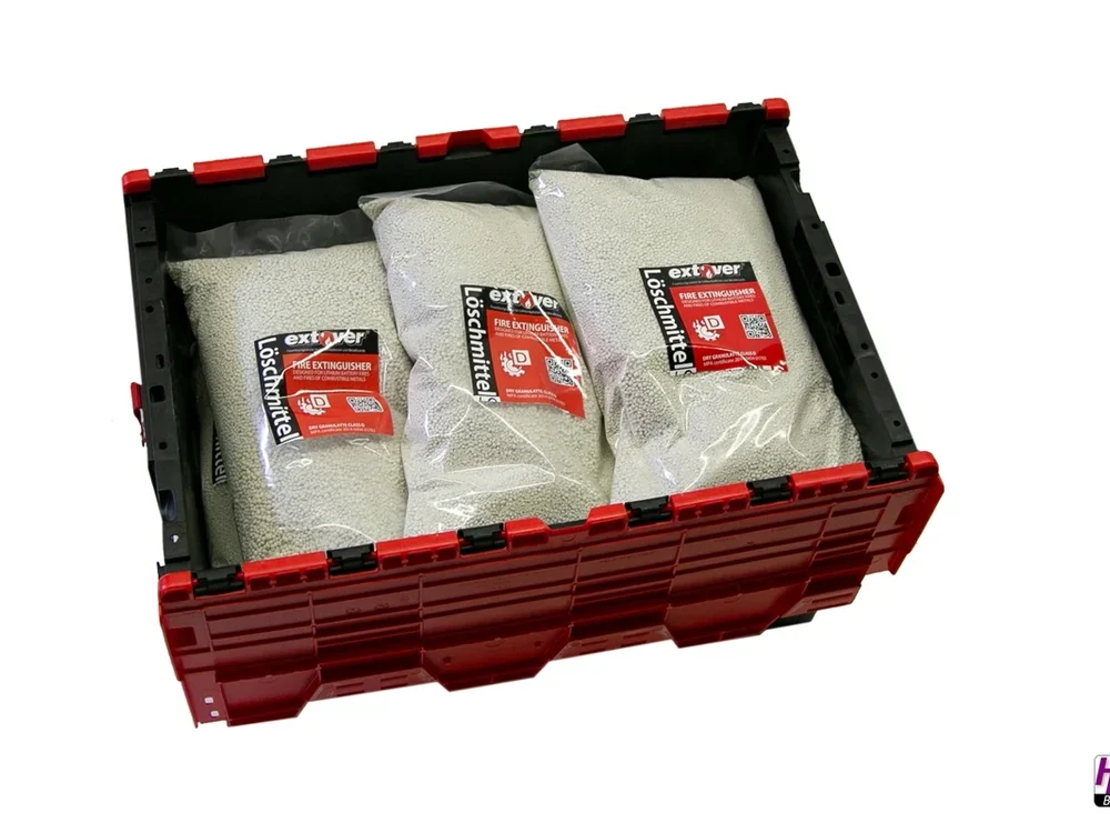 Mehrweg Sicherheitsbox für Lithium Akkus mit 45l Extover | # 28201400
