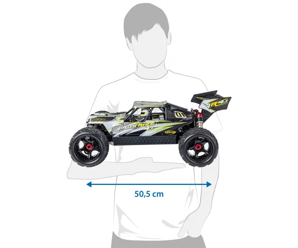 1:8 Virus Race 4.3 4S brushless 100% RTR weiß | # 500409087 – Bild 3