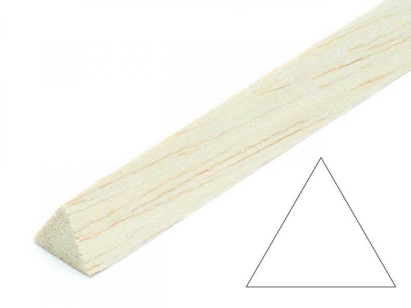 PICHLER Balsa Dreikantleiste 10 x 10 x 10 x 1000mm (VE=10St.) | # 15161