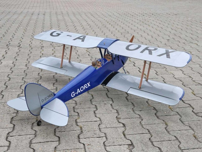 VQ Model Tiger Moth (blau) / 1400 mm | # C9502