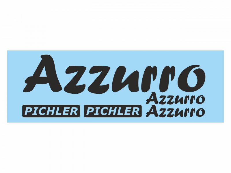 PICHLER Dekorsatz Azzurro (schwarz) | # 18253