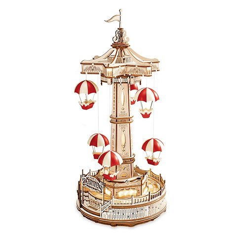 Robotime Fallschirmturm (Lasercut Holzbausatz) | # 18203