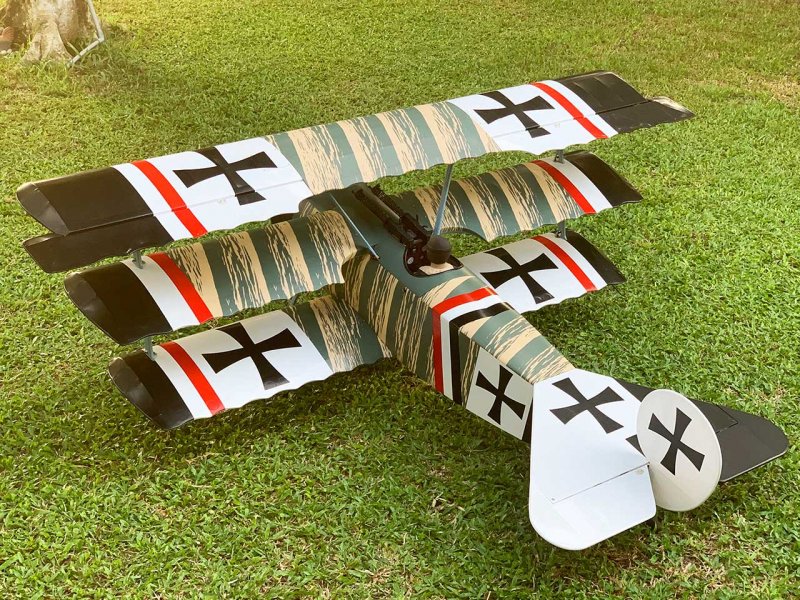 VQ Model Fokker Dr.1 (schwarz) / 1850mm | # 18017