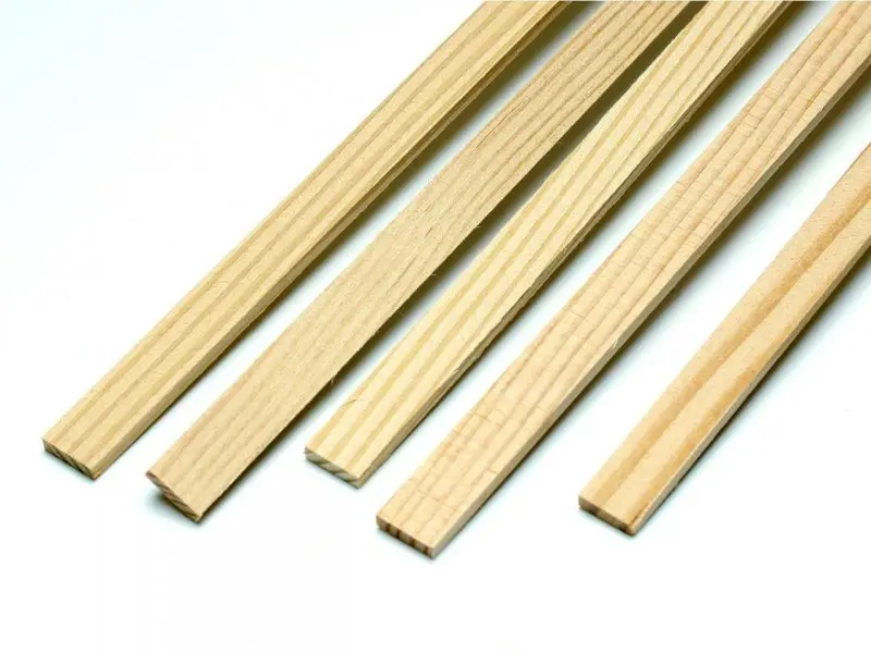 PICHLER Kiefern Leisten 5.0 x 6.0 x 1000 mm (VE=10St.) | # 17543