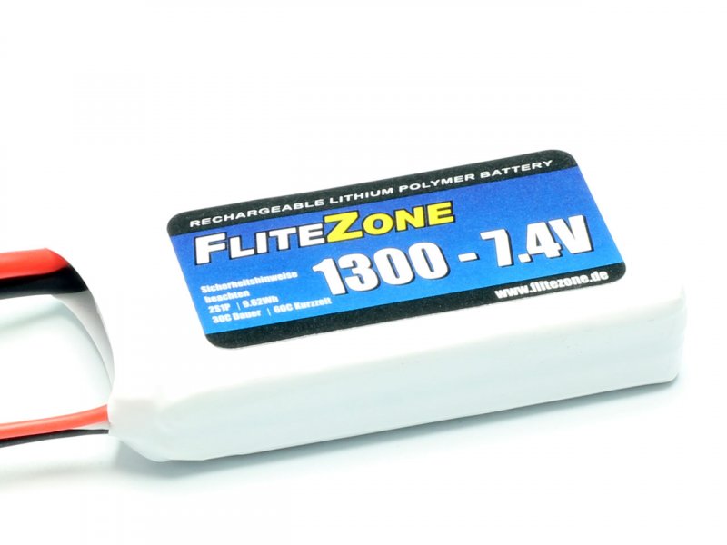 FliteZone LiPo Akku FliteZone 1300 – 7,4V | # C6070