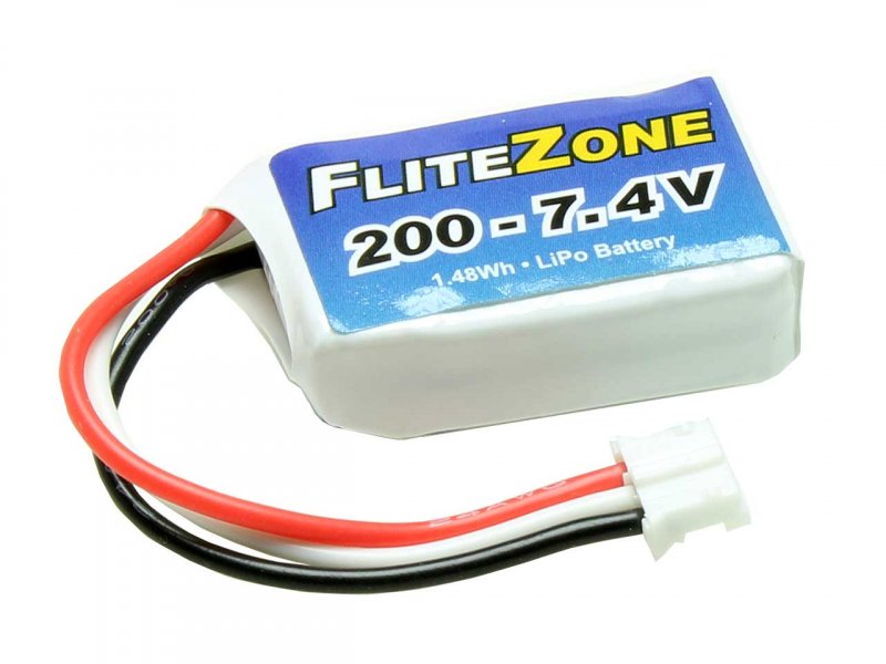 FliteZone LiPo Akku FliteZone 200 - 7.4V (z.B. UMX