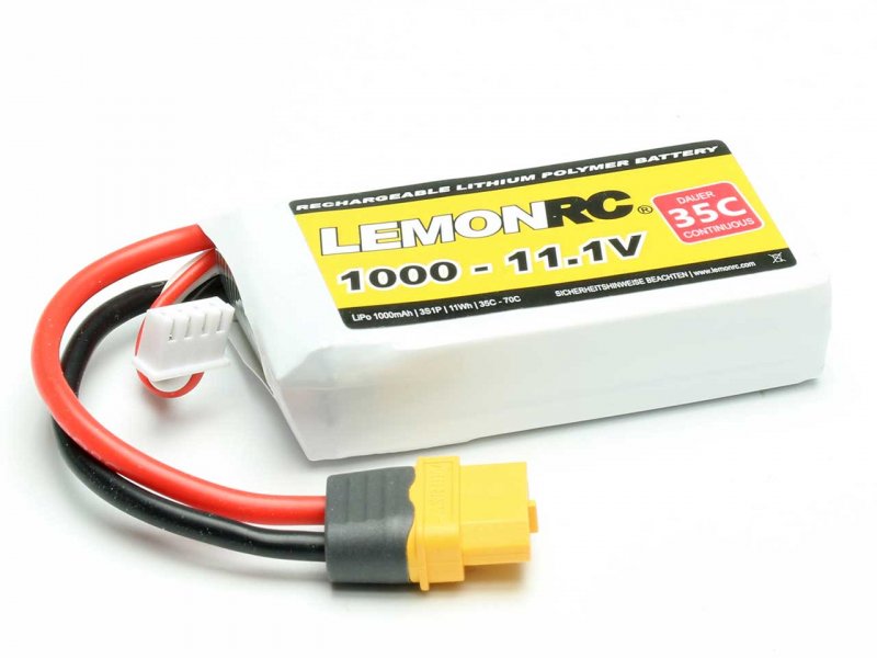 LEMONRC LiPo Akku LEMONRC 1000 - 11.1V (35C) | # 15709