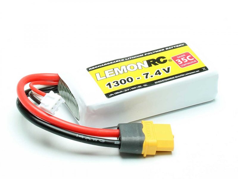 LEMONRC LiPo Akku LEMONRC 1300 – 7.4V (35C) | # 15710