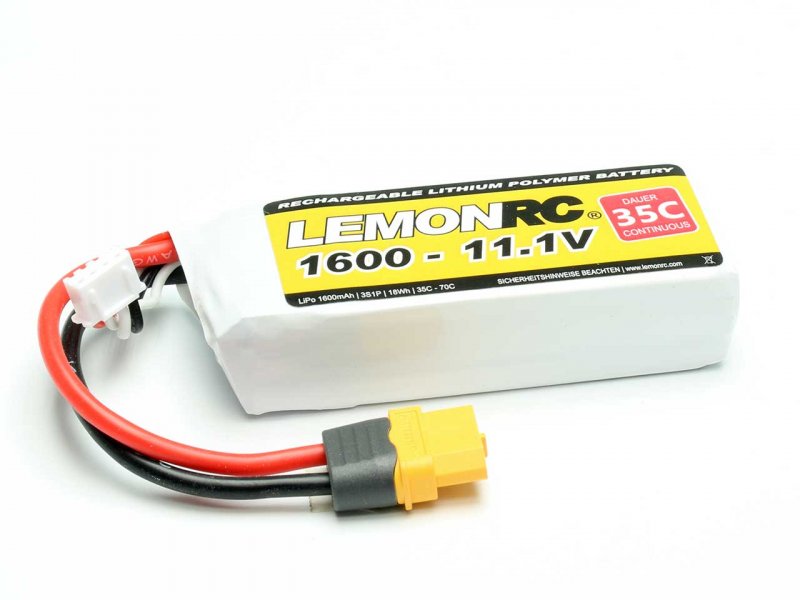 LEMONRC LiPo Akku LEMONRC 1600 – 11.1V (35C) | # 15714
