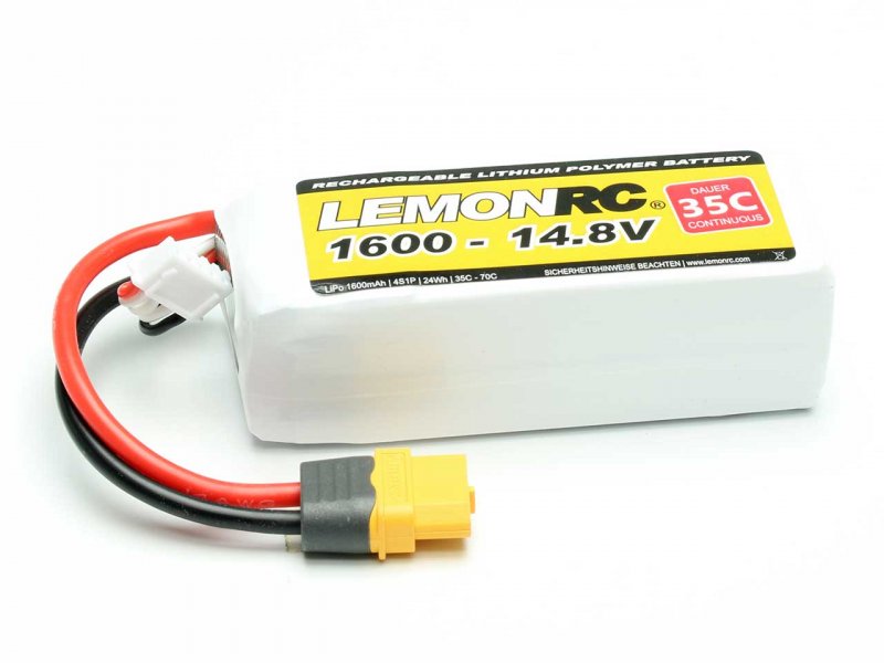 LEMONRC LiPo Akku LEMONRC 1600 – 14.8V (35C) | # 15715