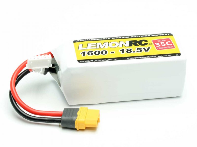 LEMONRC LiPo Akku LEMONRC 1600 – 18.5V (35C) | # 15745