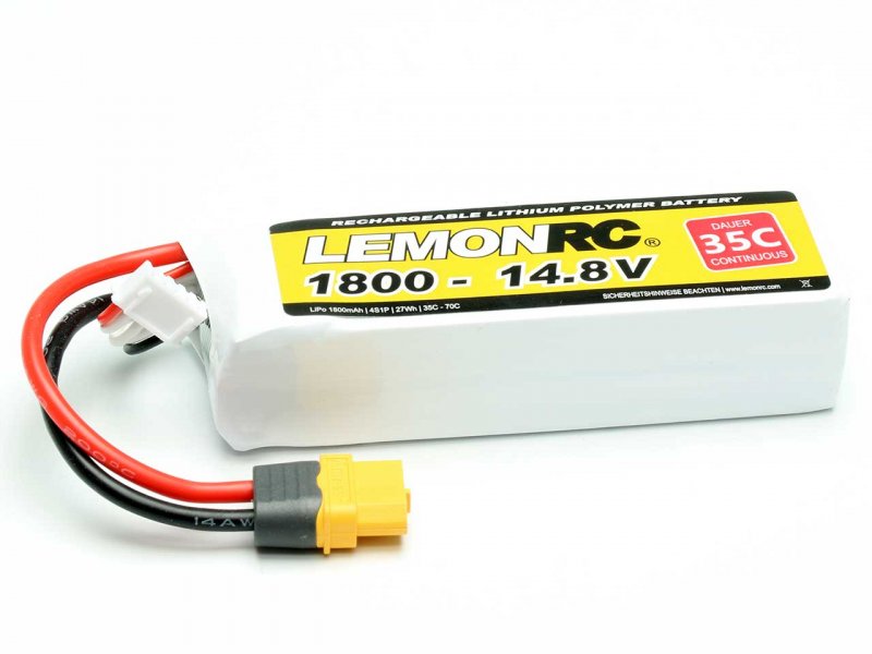 LEMONRC LiPo Akku LEMONRC 1800 – 14.8V (35C) | # 15718