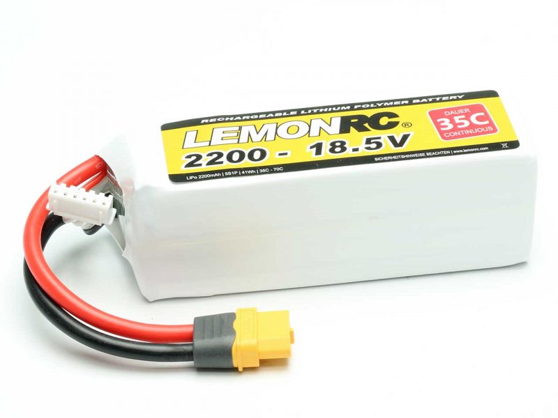 LEMONRC LiPo Akku LEMONRC 2200 – 18.5V (35C) | # 15749