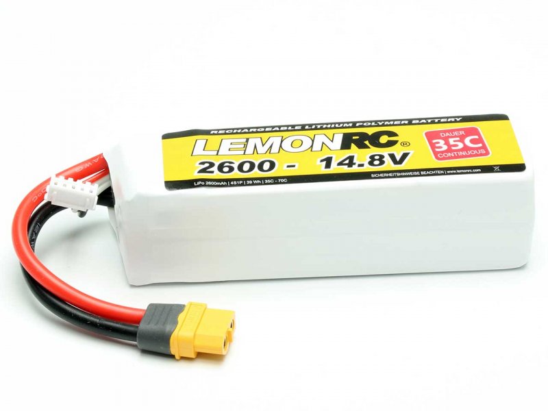 LEMONRC LiPo Akku LEMONRC 2600 - 14.8V (35C) | # 15724