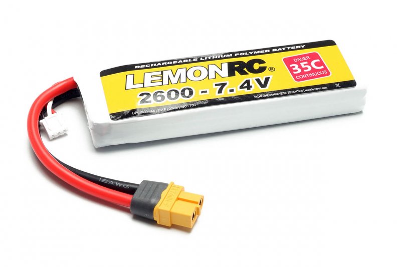 LEMONRC LiPo Akku LEMONRC 2600 - 7.4V (35C) | # 15722