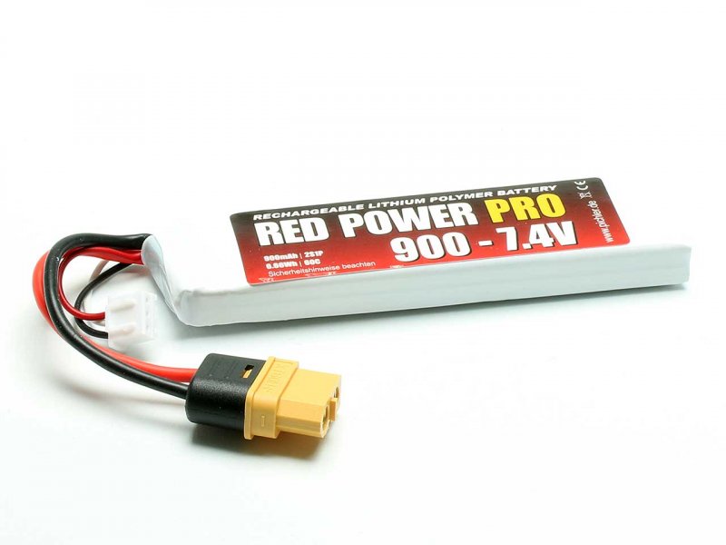 RED POWER LiPo Akku RED POWER PRO 900 – 7,4V | # 19120