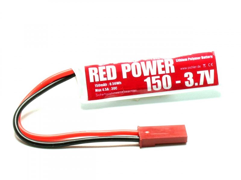 RED POWER LiPo Akku RED POWER XT 150 - 3.7V | # 17030