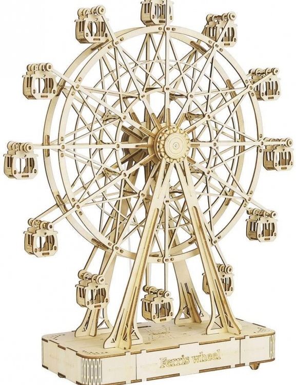Robotime Riesenrad Musicbox (Lasercut Holzbausatz) | # C1959