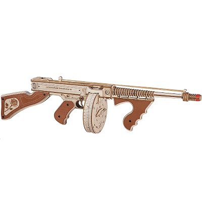 Robotime Thompson Maschinenpistole (Lasercut Holzbausatz) | # 18201