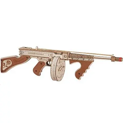 Robotime Thompson Maschinenpistole (Lasercut Holzbausatz) | # 18201