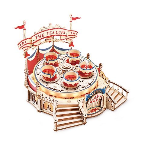 Robotime Tilt-A-Whirl (Lasercut Holzbausatz) | # 18205