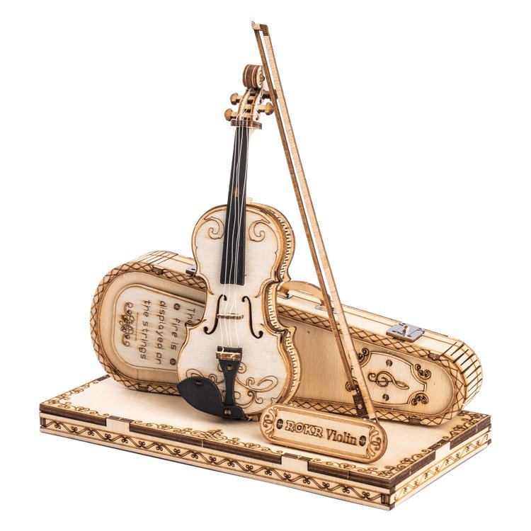 Robotime Violine (Lasercut Holzbausatz) | # 15566