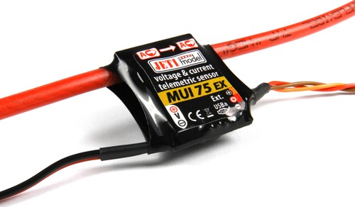 JETI DUPLEX 2.4EX MUI 75 Spannungs/Strom-Sensor | # 80001303