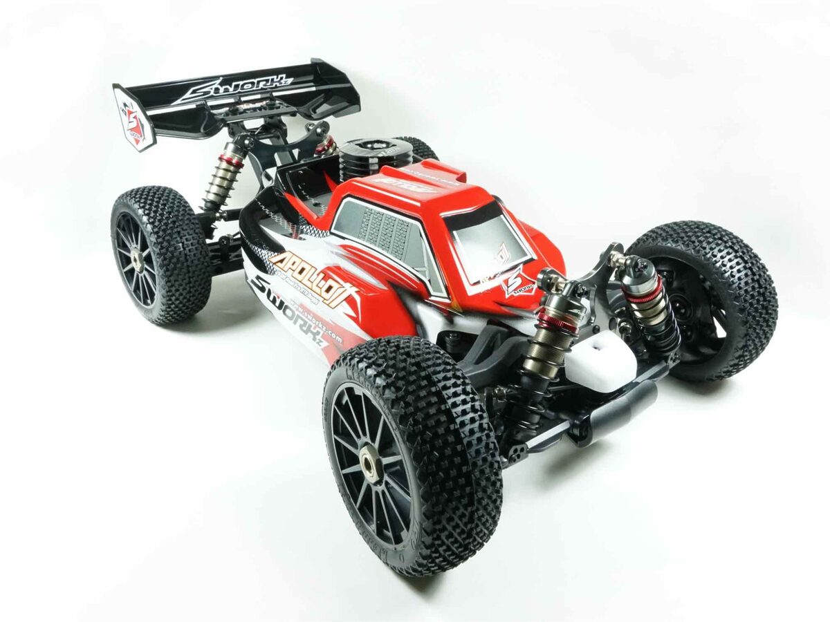 SWORKz Apollo 1/8 Nitro Power Buggy Pro RTR with Prepainted Body Shell | # SW940005NRD