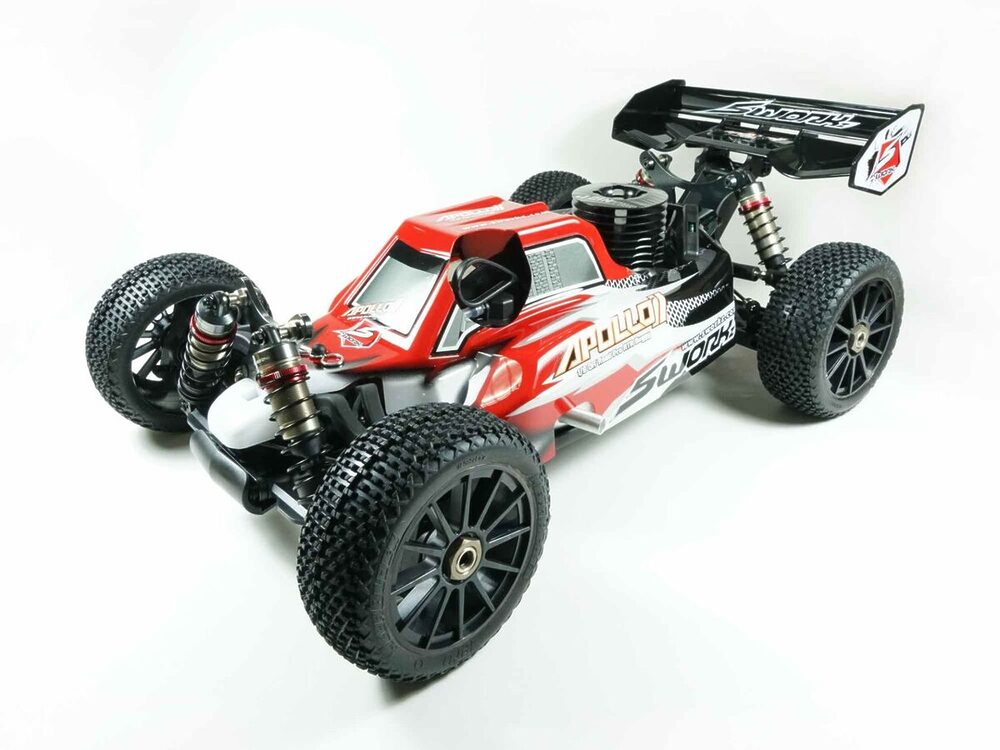 SWORKz Apollo 1/8 Nitro Power Buggy Pro RTR with Prepainted Body Shell | # SW940005NRD – Bild 7